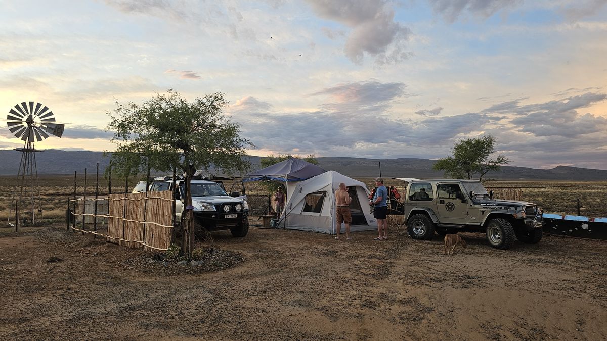 Campsite with secure parking at Rooidakkies near Ceres